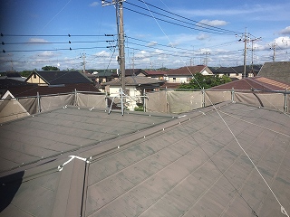 千葉県印旛郡栄町、屋根塗装