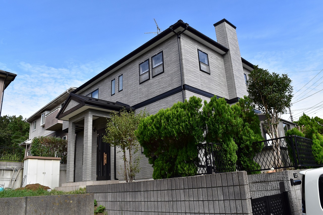 千葉県印旛郡栄町K様邸、外壁塗装工事、屋根カバー工法工事