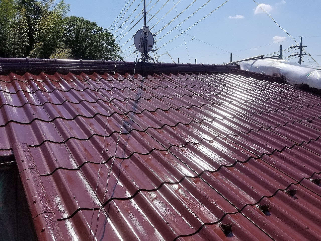印旛郡H様邸　屋根塗装・付帯部塗装工事が完成しました！