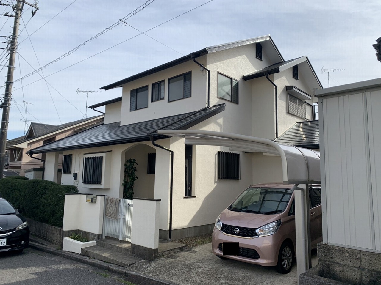 千葉県印旛郡K様邸　外壁・屋根塗装工事が完成しました！