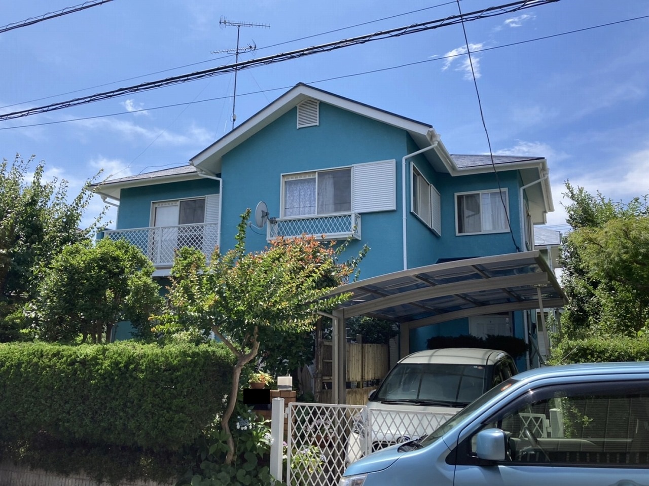 千葉県印旛郡S様邸　外壁塗装・屋根塗装工事が完了しました。